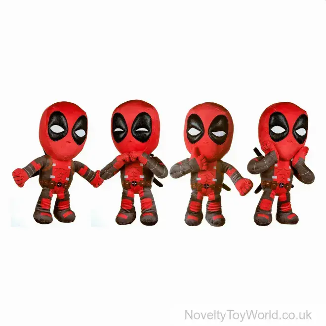 Deadpool Expressions Soft Toy (46cm) - 4 Assorted | Wholesale Plush Toys UK