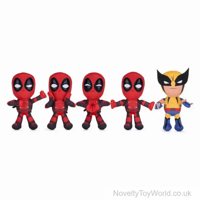 Deadpool & Wolverine Movie Licensed Soft Plush Toy (30cm) | Marvel Gifts