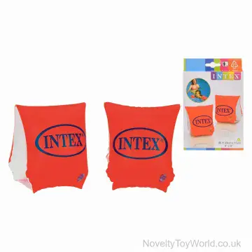 Deluxe Orange Arm Bands - INTEX Ages 3 - 6