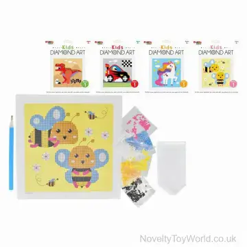 Diamond Art Set - 4 Assorted Designs