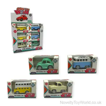 Diecast Metal Classic Vehicle Toy - 24 Assorted