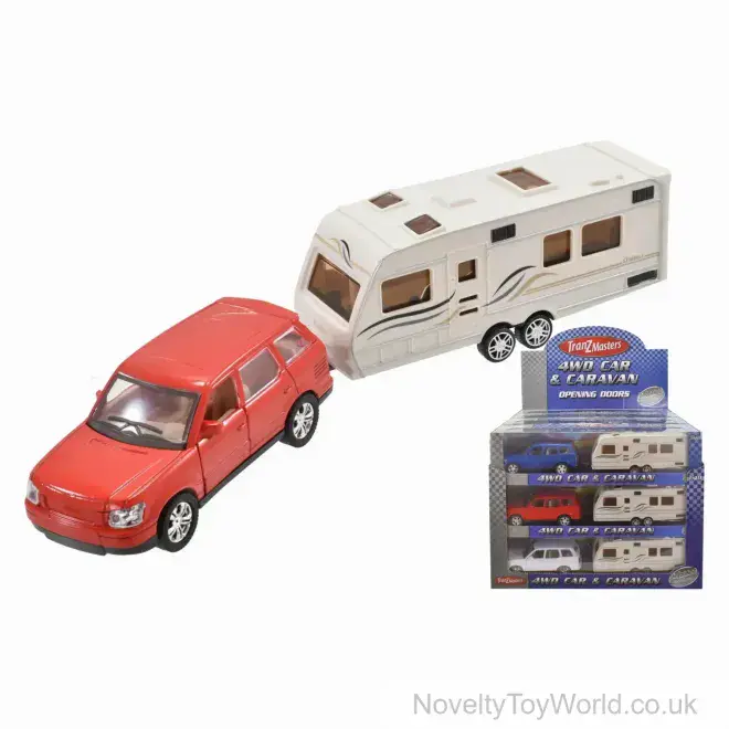 Diecast Toy Caravan - 1 to 40 Scale (32cm) - Boxed | Wholesale Toys Bulk