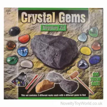 Dig Out Your Own Crystal Gem Stones - Boxed