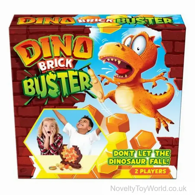 Dino Brick Buster 2 Player Game - Boxed | Family Games Wholesale