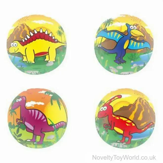 Dinosaur Bouncy Ball (3.3cm) - Priced Per Bag of 100 | Wholesale Bouncy Balls