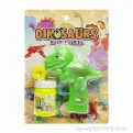 Dinosaur Bubble Blower Gun - Hand Powered (12cm) | Wholesale Bubble Blowing Dinosaur