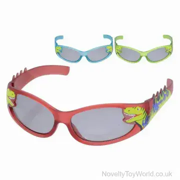 Dinosaur Child Size Sunglasses - 3 Assorted