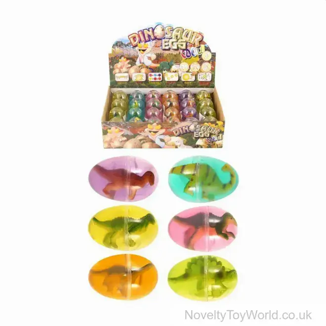 Dinosaur Egg - Mini Dino in Bouncy Slime (5.5cm) | Wholesale Dino Toys