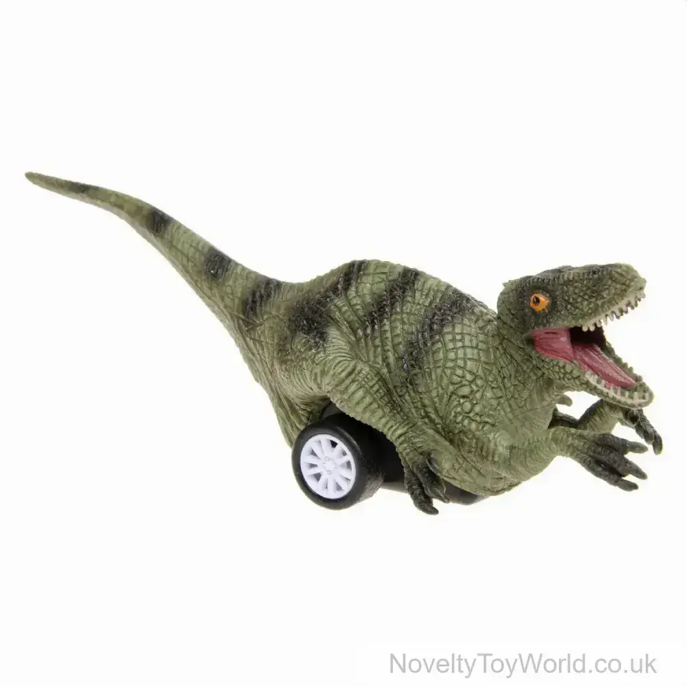 Dinosaur Figure With Wheels Pullback Action (16cm) Wholesale