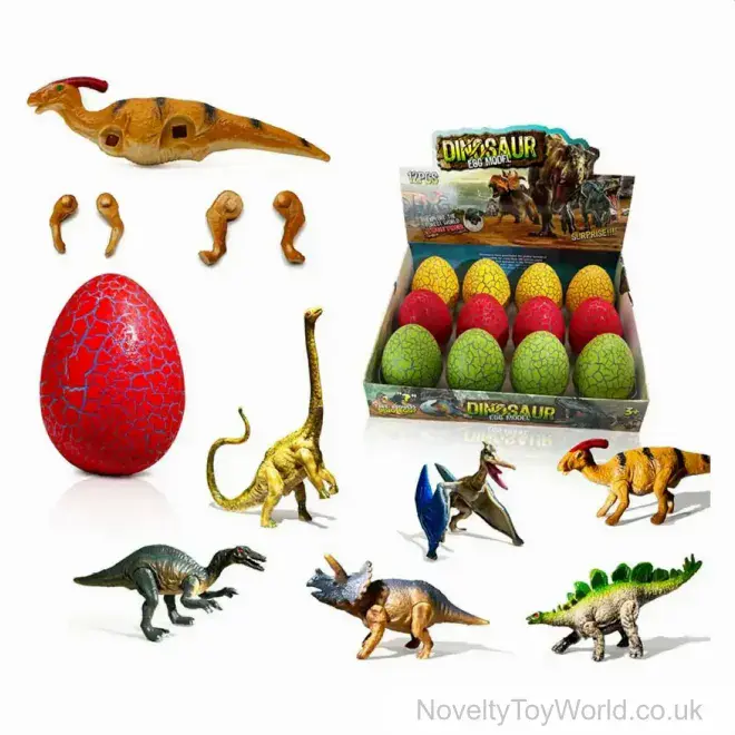 Dinosaur Figurine Inside Surprise Egg | Wholesale Dino Toys UK