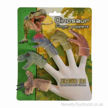Dinosaur Finger Puppet Toys- 5 Piece Set