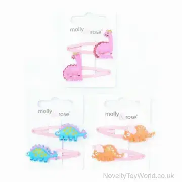 Dinosaur Hair Clip Sleepies - Pack of 2 (4cm)