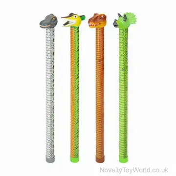 Dinosaur Head Groan Noise Making Tube Toy (43cm)