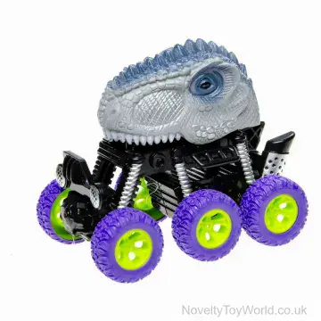 Dinosaur Head Stunt Car with Suspension (12cm)