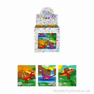 Dinosaur Mini Notebook - 3 Assorted Designs (7cm x 6cm)