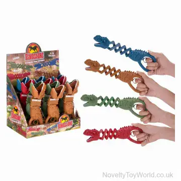 Dinosaur Novelty Extending Grabber Toy - 4 Assorted