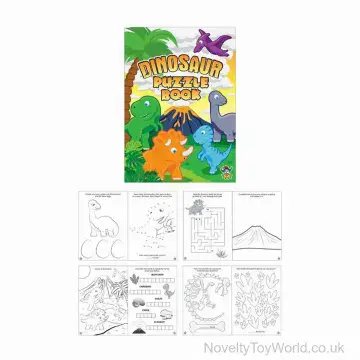 Dinosaur Puzzle & Colour Book for Children (14cm)