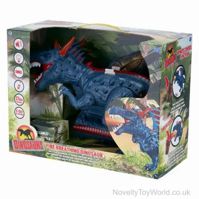 Dinosaur Remote Control Toy with Fire Breathing Light | Wholesale R/C Toys