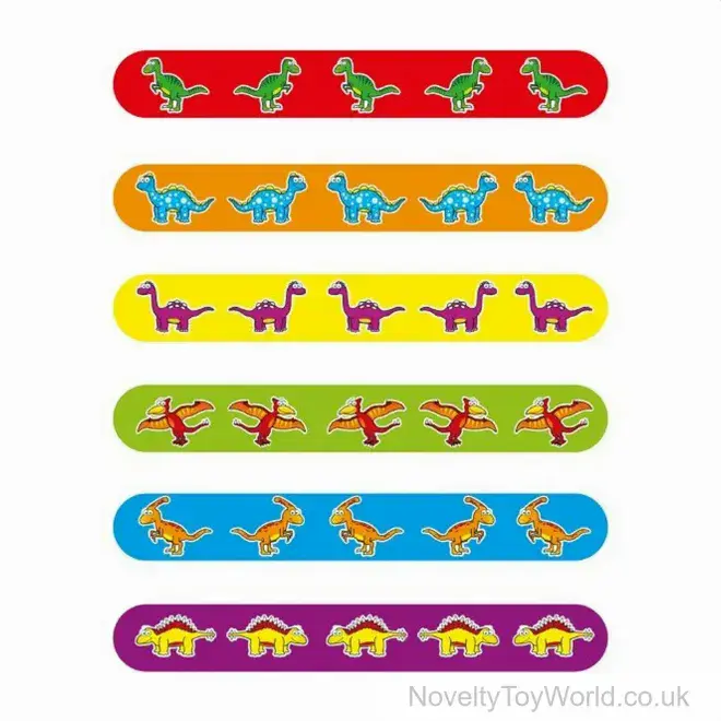 Dinosaur Snap Bracelets for Kids (22cm) | Wholesale Dino Toys