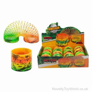 Dinosaur Theme Coil Magic Spring Toy (6cm)