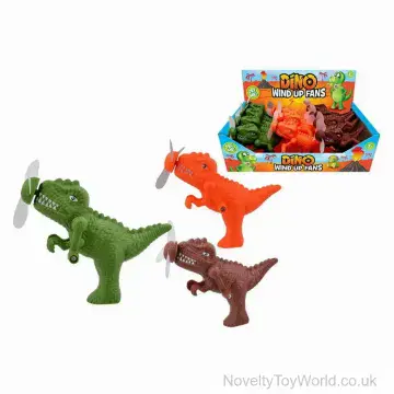 Dinosaur Wind Up Hand Fan