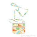 Dinosaur Zip Purse Bag with Long Shoulder Strap (43cm) | Novelty Bags