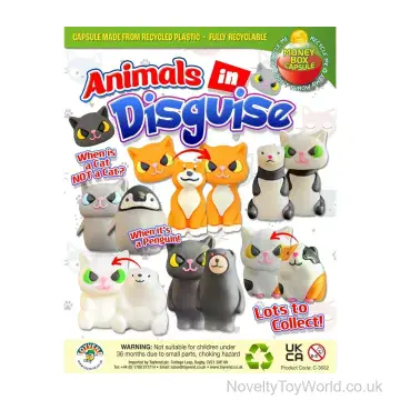 Disguise Mood Changing Animal Toy - 55mm Vend Capsule