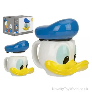 Disney Donald Duck Mug - Large with Lid (Boxed)