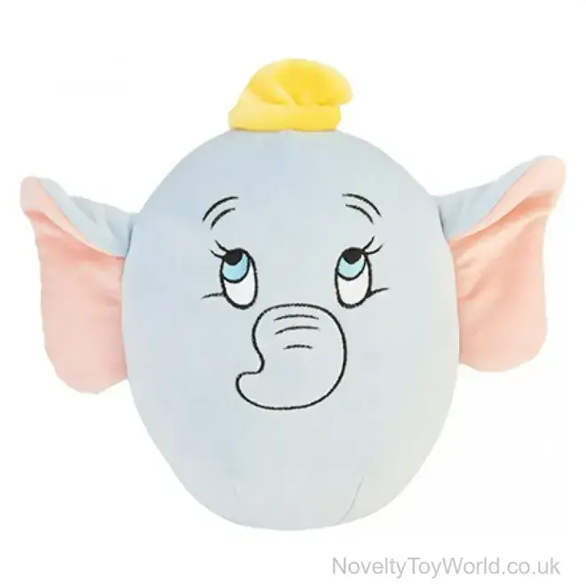 Disney Dumbo Head Soft Cushion (22cm) | Wholesale Gifts UK