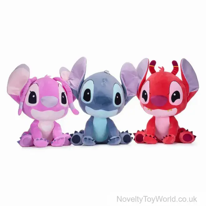 Disney Licensed Sitting Stitch Large Plush (60cm) | Wholesale Branded Soft Toys