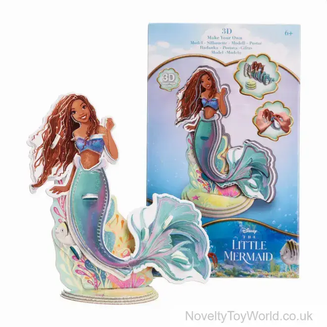 Disney Little Mermaid 3D Puzzle with Stand | Wholesale Disney Toys & Novelties UK