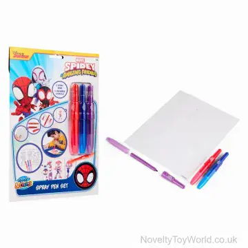 Disney Marvel Spidey & Amazing Friends Spray Pen Art Set