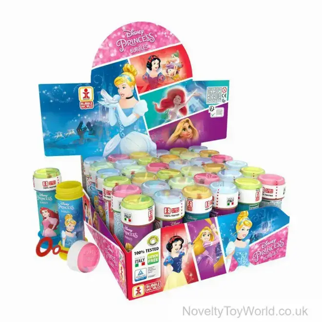 Disney Princess Blowing Bubble Tubs with Maze (60ml) | Wholesale Toys for Girls