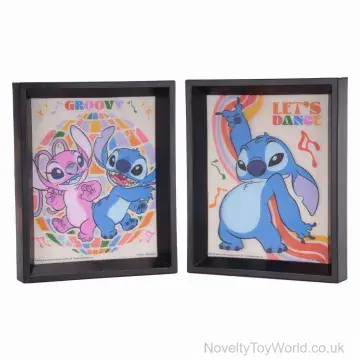 Disney Stitch 3D Framed Poster - 2 Assorted
