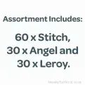 Disney Stitch Characters Plush Bag Clips - 3 Assorted (11.5cm) | UK Wholesale