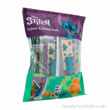 Disney Stitch Colouring & Sticker Party Pack - Pack of 10
