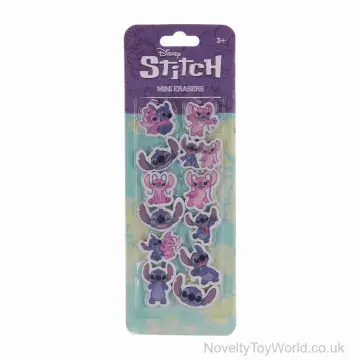 Disney Stitch Licensed Erasers - Pack of 12