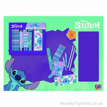 Disney Stitch Stationery Set with Pencil Case