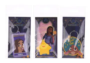 Disney Wish Movie Licensed Keyring - 3 Assorted