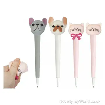Dog & Cat Squishy Pen Fidget Toy