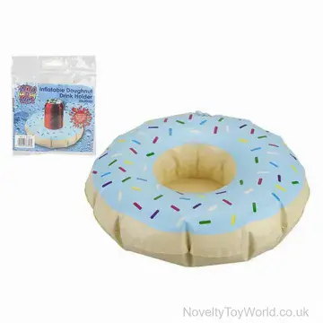 Doughnut Inflatable Novelty Drinks Holder (20cm)