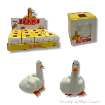 Duck You Joke Stress Squeezy Toy - Boxed