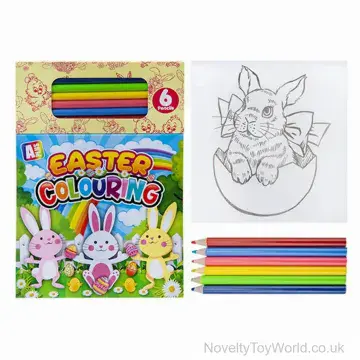 Easter Colouring Set - Pencils & Pad