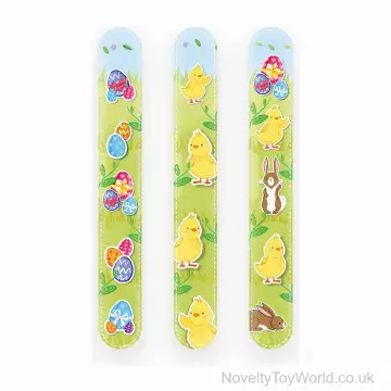 Easter Themed Novelty Snap Bracelets for Kids (22cm)