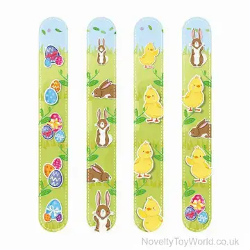 Easter Themed Novelty Snap Bracelets for Kids (22cm)
