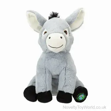Eco Plush Soft Toy Donkey (28cm)