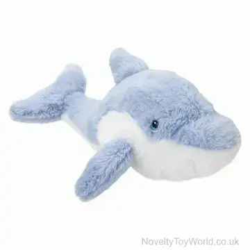 Eco Soft Plush Toy Blue Dolphin (30cm)