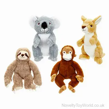 Eco Soft Toy Zoo Animal (23cm)