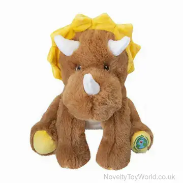Eco Triceratops Dinosaur Soft Toy (23cm)