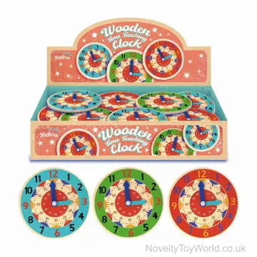Educational Toy Wooden Clock for Children (14cm)